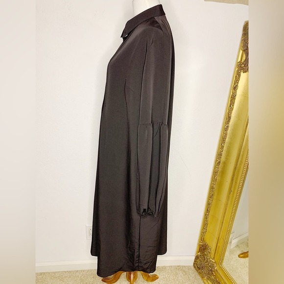 NWT REFKA Gizli Düğmeli Tunik - Siyah in Black Size EU 44 /US 12 / UK 16 - Picture 4 of 9